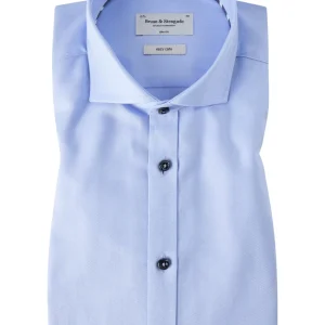 BS Huber Slim Fit Skjorta - Ljusblå