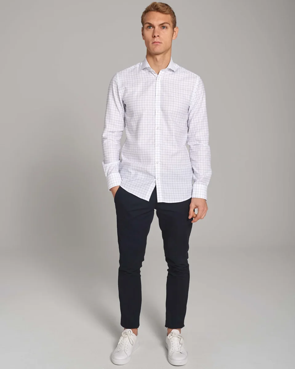 BS Elias Modern Fit Skjorta - White - Bild 4