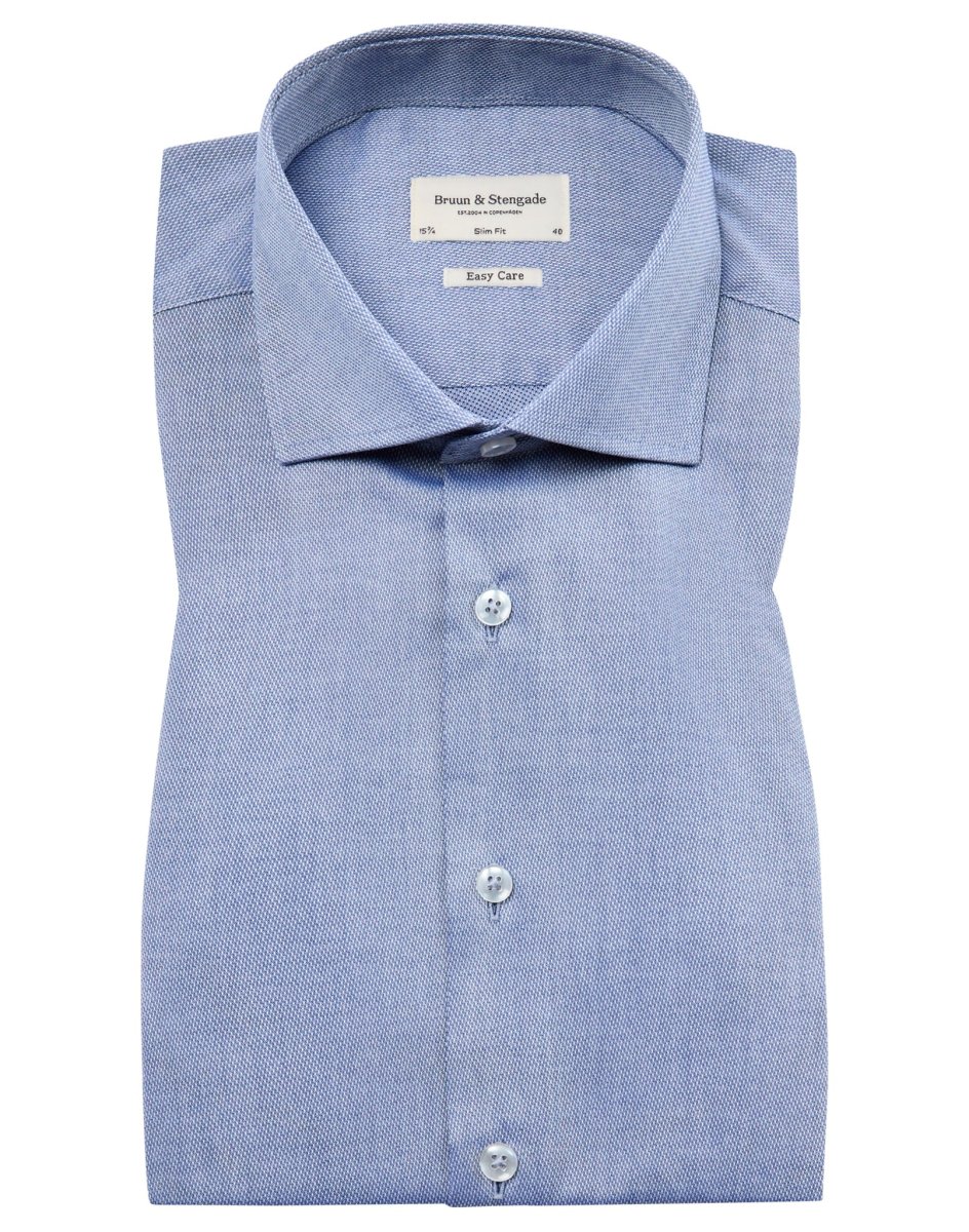 BS Domingo Slim Fit Skjorta - Blue - Bild 2