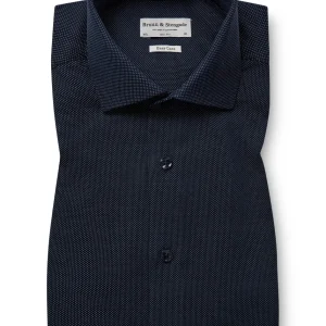 BS Favre Slim Fit Skjorta - Navy