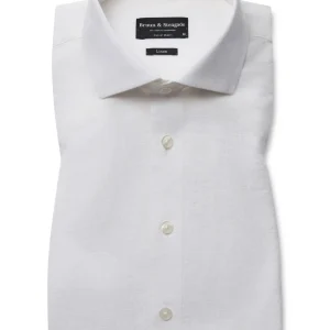 BS Butkus Casual Modern Fit Skjorta - White