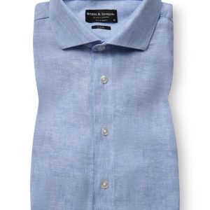 BS Brisbane Casual Modern Fit Skjorta - Light Blue