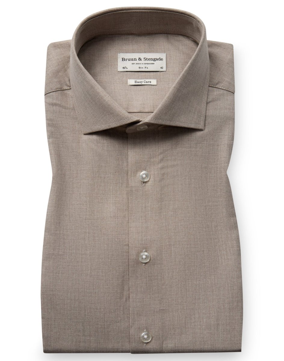 BS Hayward Slim Fit Skjorta - Sand - Bild 2