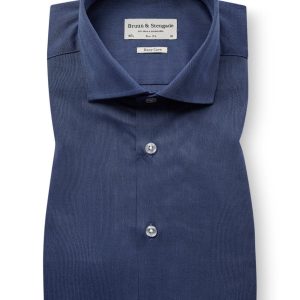 BS Bublik Slim Fit Skjorta - Dark Blue