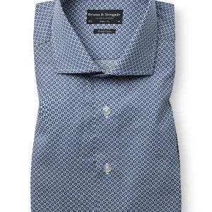 BS Fils Modern Fit Skjorta - Dark Blue