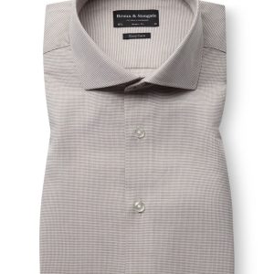 BS Griekspoor Modern Fit Skjorta - Sand