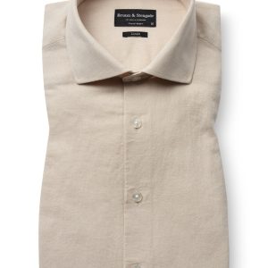 BS Antonelli Casual Modern Fit Skjorta - Sand