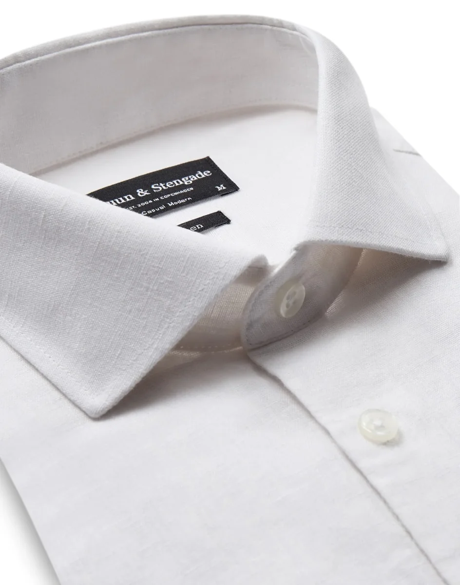 BS Antonelli Casual Modern Fit Skjorta - White - Bild 3