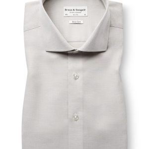 BS Caroll Slim Fit Skjorta - Sand