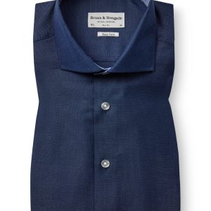 BS Diaz Slim Fit Skjorta - Dark Blue