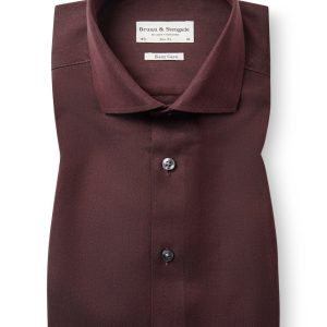 BS Machado Slim Fit Skjorta - Bordeaux
