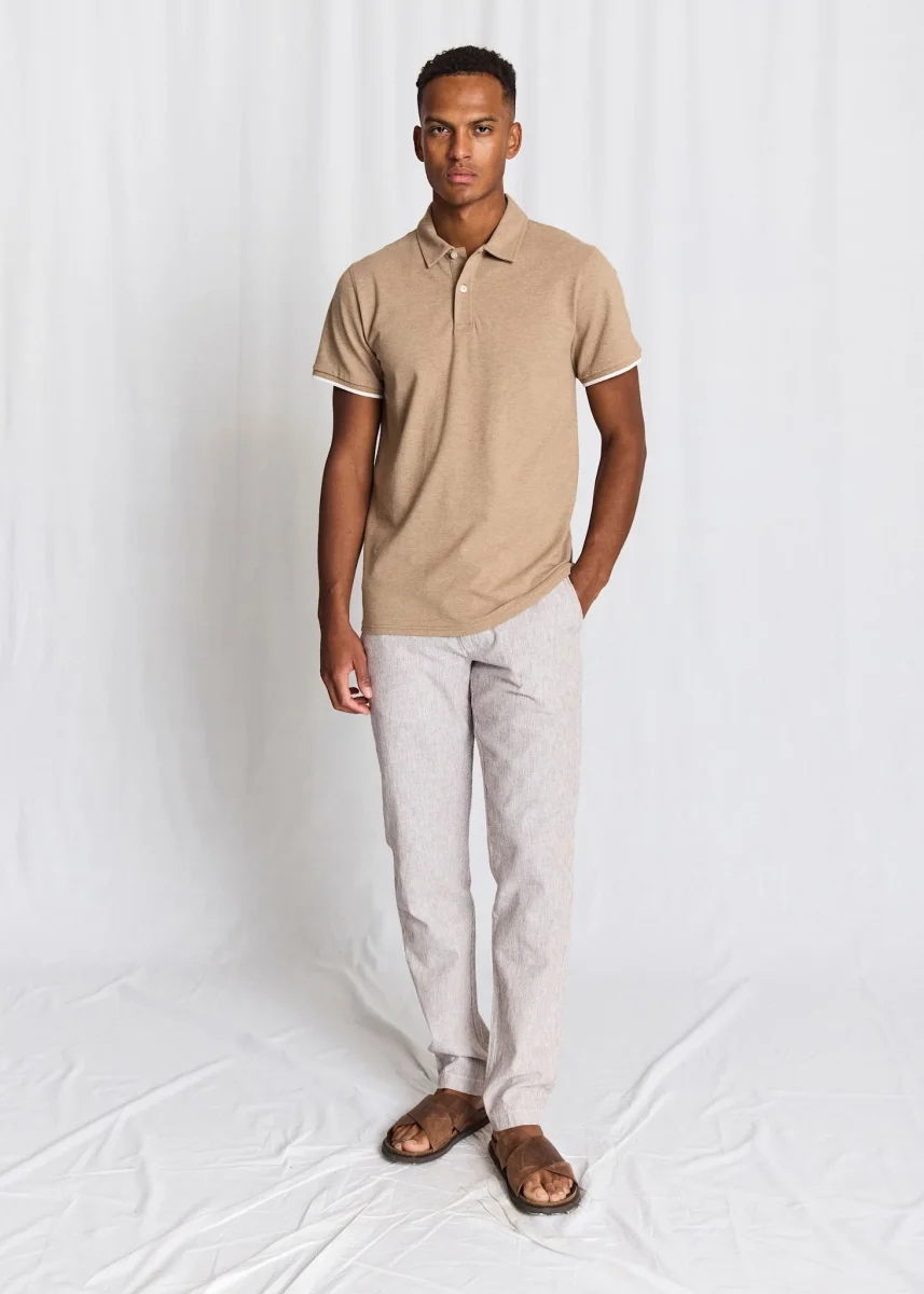 BS Delos Regular Fit Pikétröja - Brown