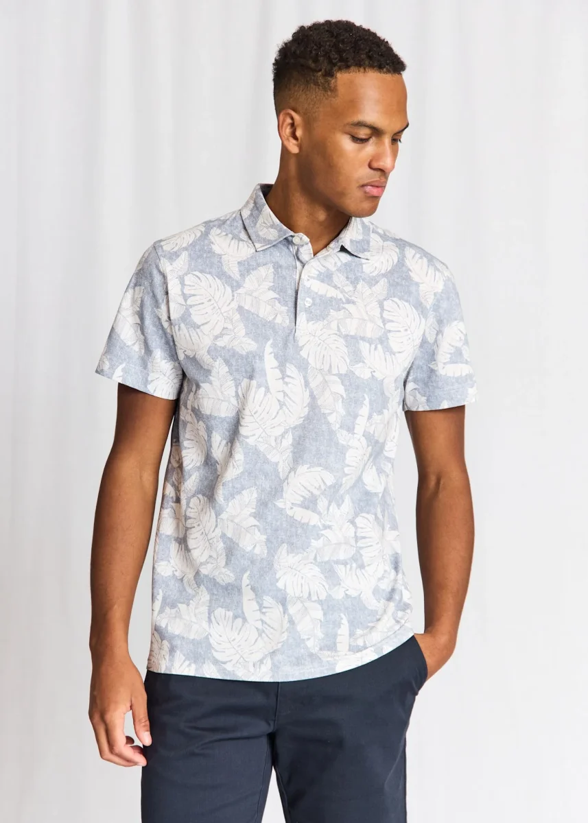 BS Hydra Regular Fit Pikétröja - Dusty Blue - Bild 3