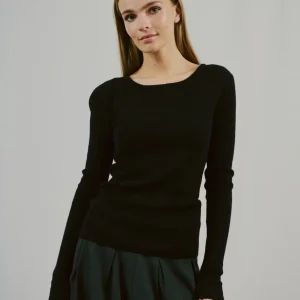 BS Asdis Regular Fit Stickat - Black