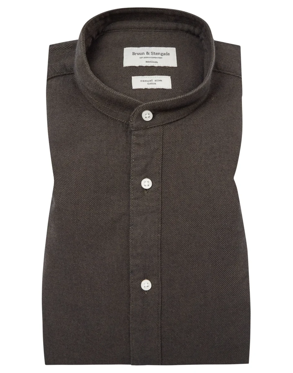 BS Amadou Casual Slim Fit Skjorta - Dark Green - Bild 2
