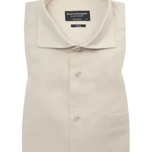 BS Daniel Casual Modern Fit Skjorta - Sand