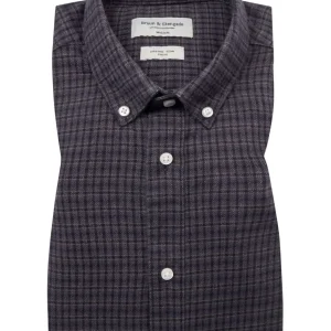 BS Hamza Casual Slim Fit Skjorta - Thunder