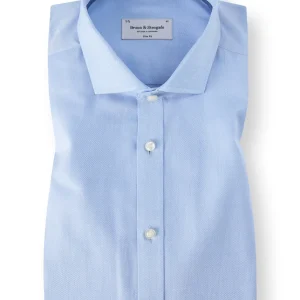 BS Basswood Slim Fit Skjorta - Light Blue