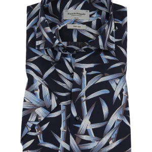 BS Bonanno Slim Fit Skjorta - Marinblå