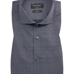 BS Bowen Modern Fit Skjorta - Marinblå