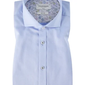 BS Danny Slim Fit Skjorta - Ljusblå