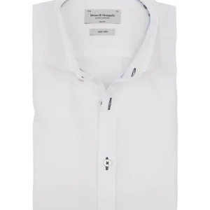 BS Eli Slim Fit Skjorta - White