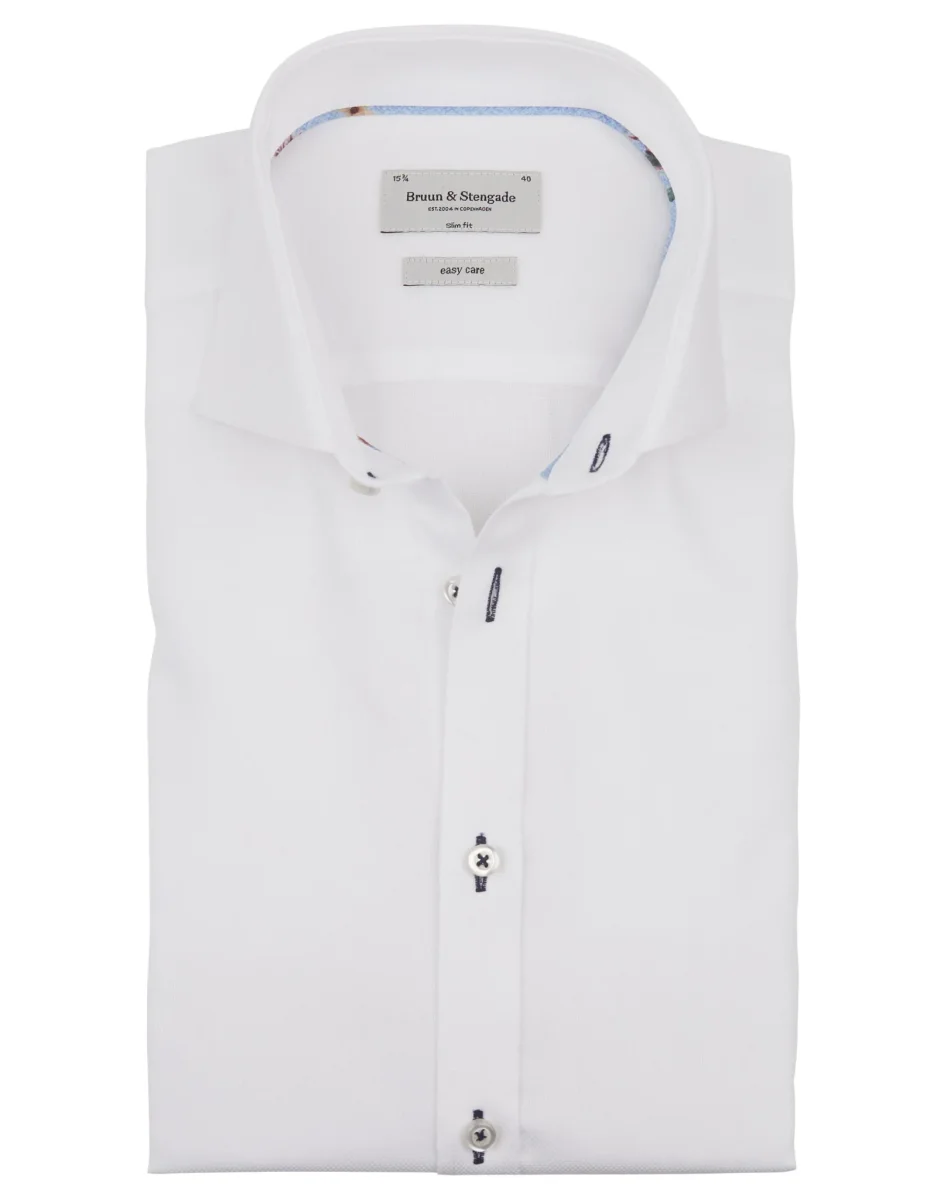 BS Eli Slim Fit Skjorta - White - Bild 2