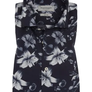 BS Giancarlo Slim Fit Skjorta - Navy