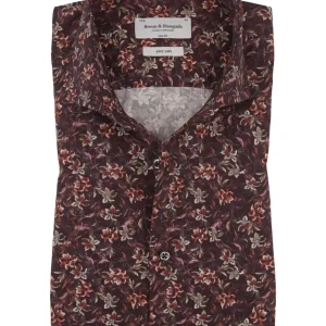 BS Juice Slim Fit Skjorta - Bordeaux