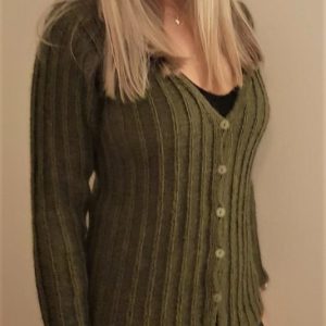Klara – Kofta i Alpacka och silk mohair
