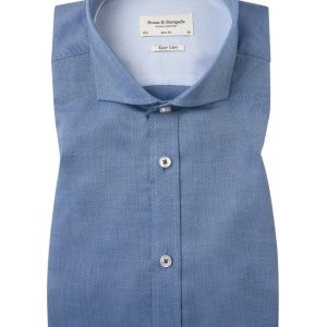 BS Klinsmann Slim Fit Skjorta - Blå