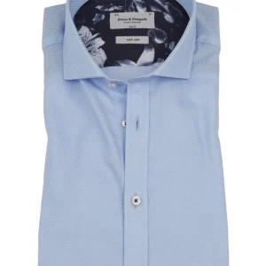 BS Lester Slim Fit Skjorta - Ljusblå