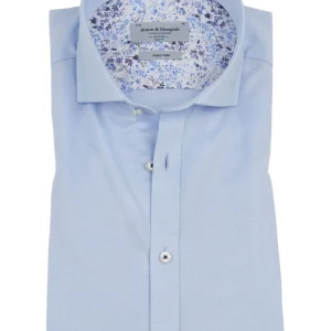 BS Mitchell Super Slim Fit Skjorta - Ljusblå