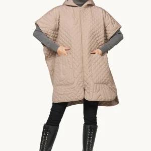 Quilted Cape - Sepia Tint