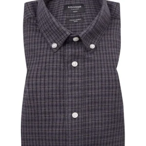 BS Sanneh Casual Modern Fit Skjorta - Thunder