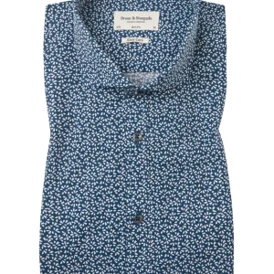 BS Shearer Slim Fit Skjorta - Navy