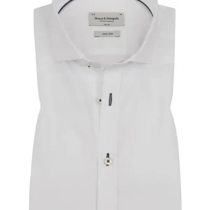 BS Tung slim fit skjorta - White