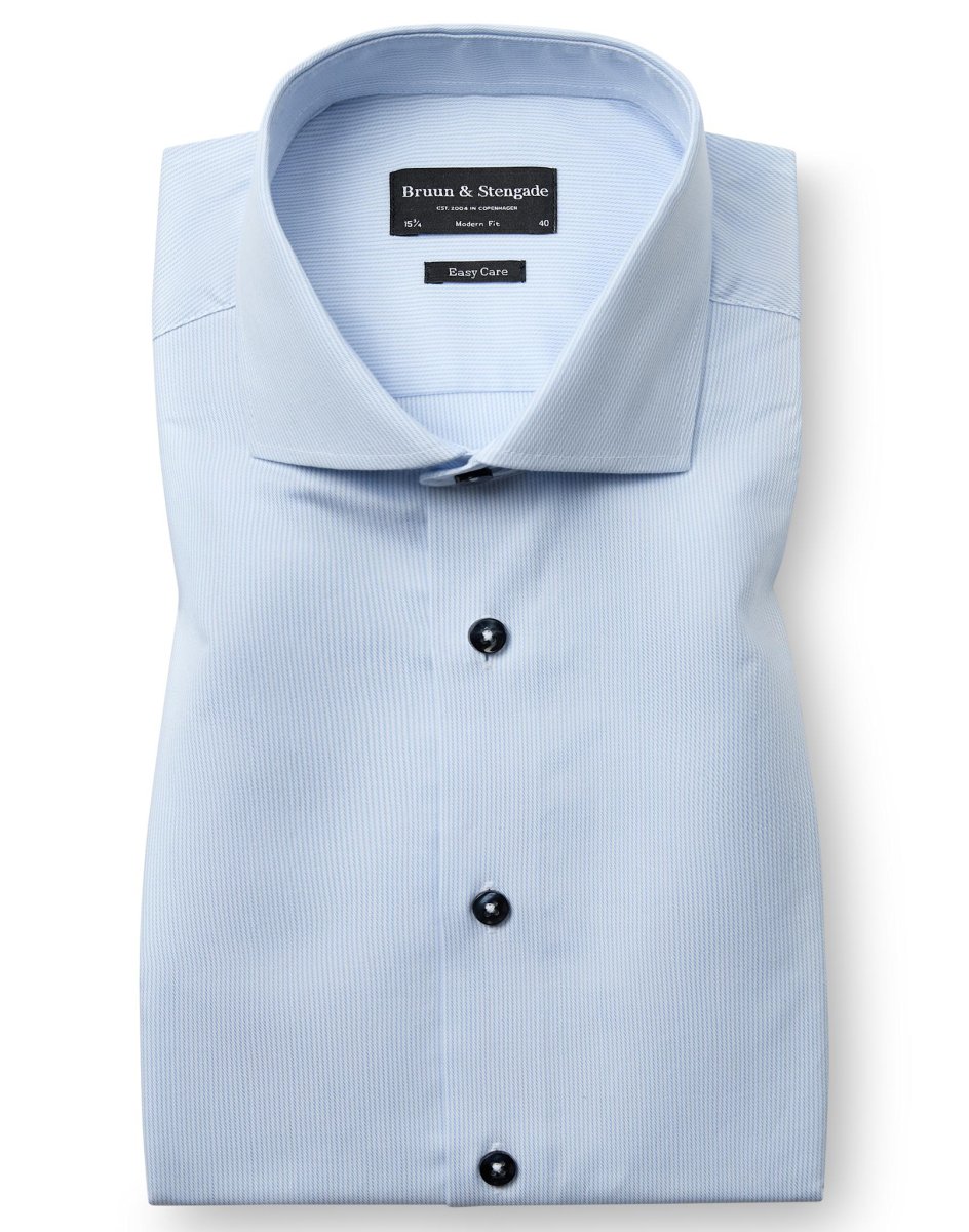 BS Hukacz Modern Fit Skjorta - Light Blue/White - Bild 2