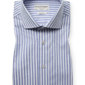 BS Griffin Slim Fit Skjorta - Light Blue/White