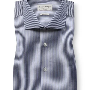 BS Mackenzie Slim Fit Skjorta - Navy/White
