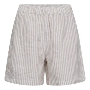 BS Ingeborg Shorts - Sand/Vit