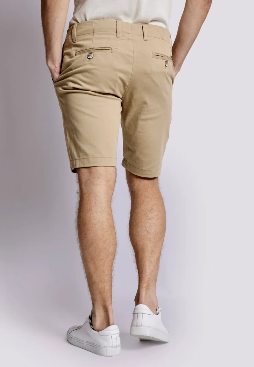 BS Massimo Regular Fit Shorts - Beige - Bild 6