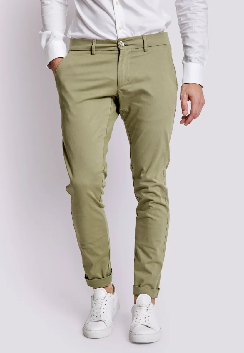 BS Javier Slim Fit Chinos - Green - Bild 4