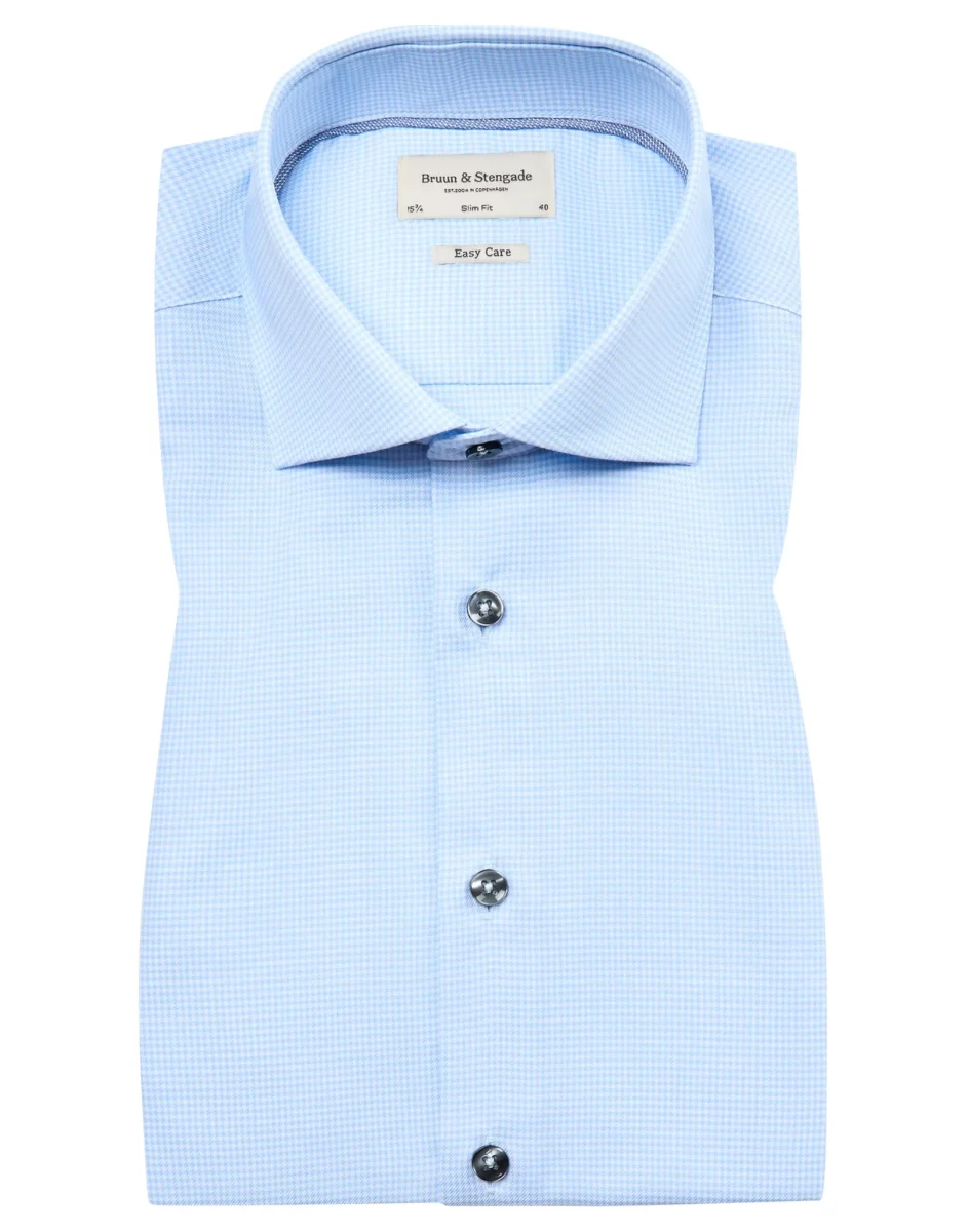 BS Walton Slim Fit Skjorta - Light Blue - Bild 2