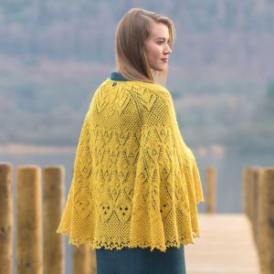 Lingholm sjal i Road to China lace garn, stickkit