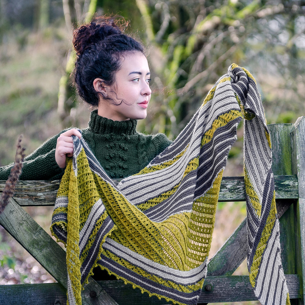 Thamdo design från The Fibre Co, stickkit