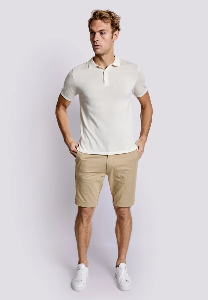 BS Massimo Regular Fit Shorts - Beige - Bild 4