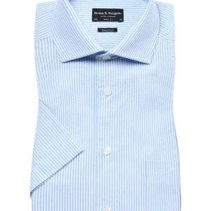 BS Jarette Modern Fit Skjorta - Light Blue/White